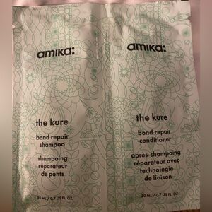 amika - the kure bond repair shampoo and conditioner sample